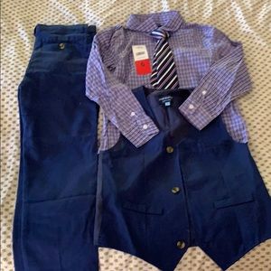 Boys Navy Suit Size 6